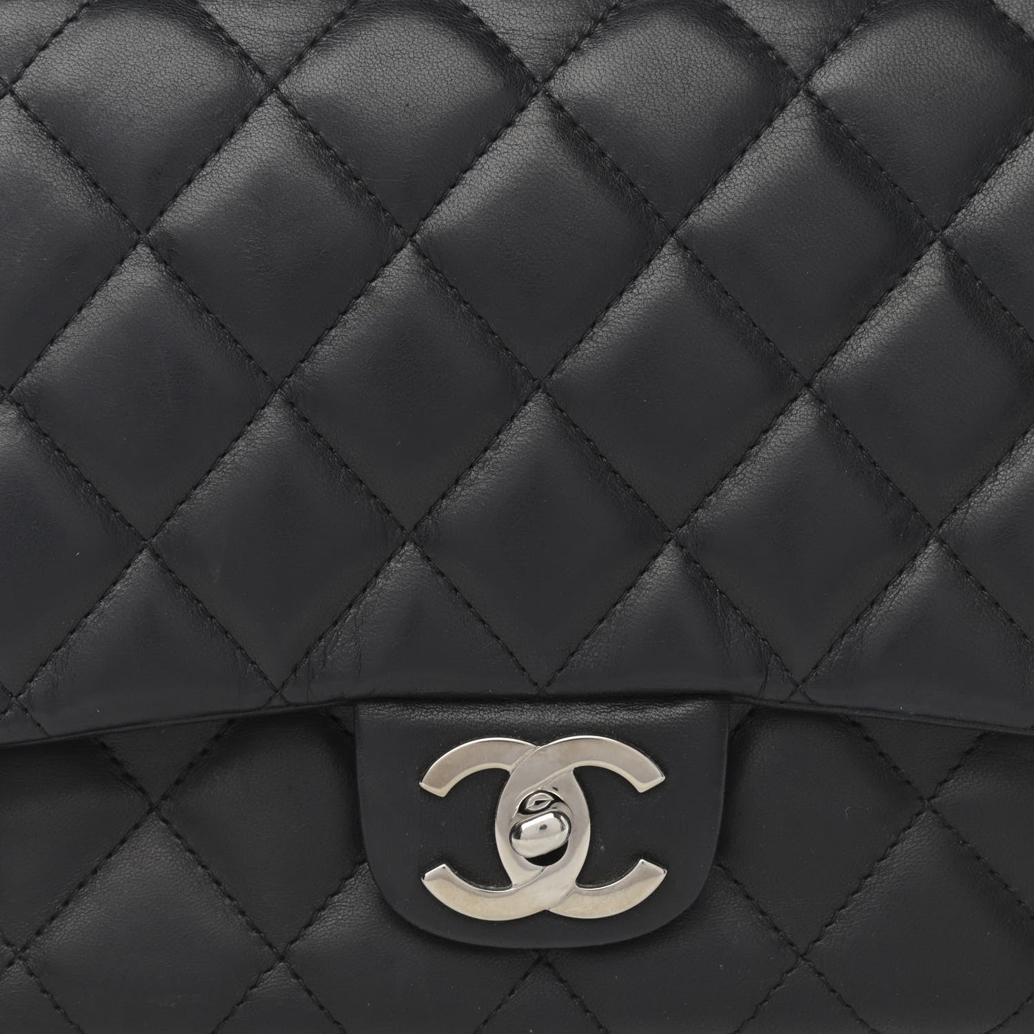 Chanel Lambskin Quilted Medium Kelly Flap Black 8 of 11