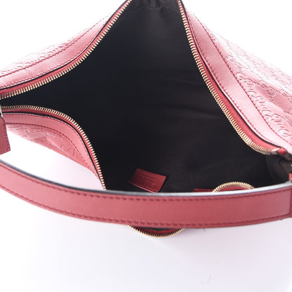Gucci Guccissima Small Charmy Hobo Red 5 of 7