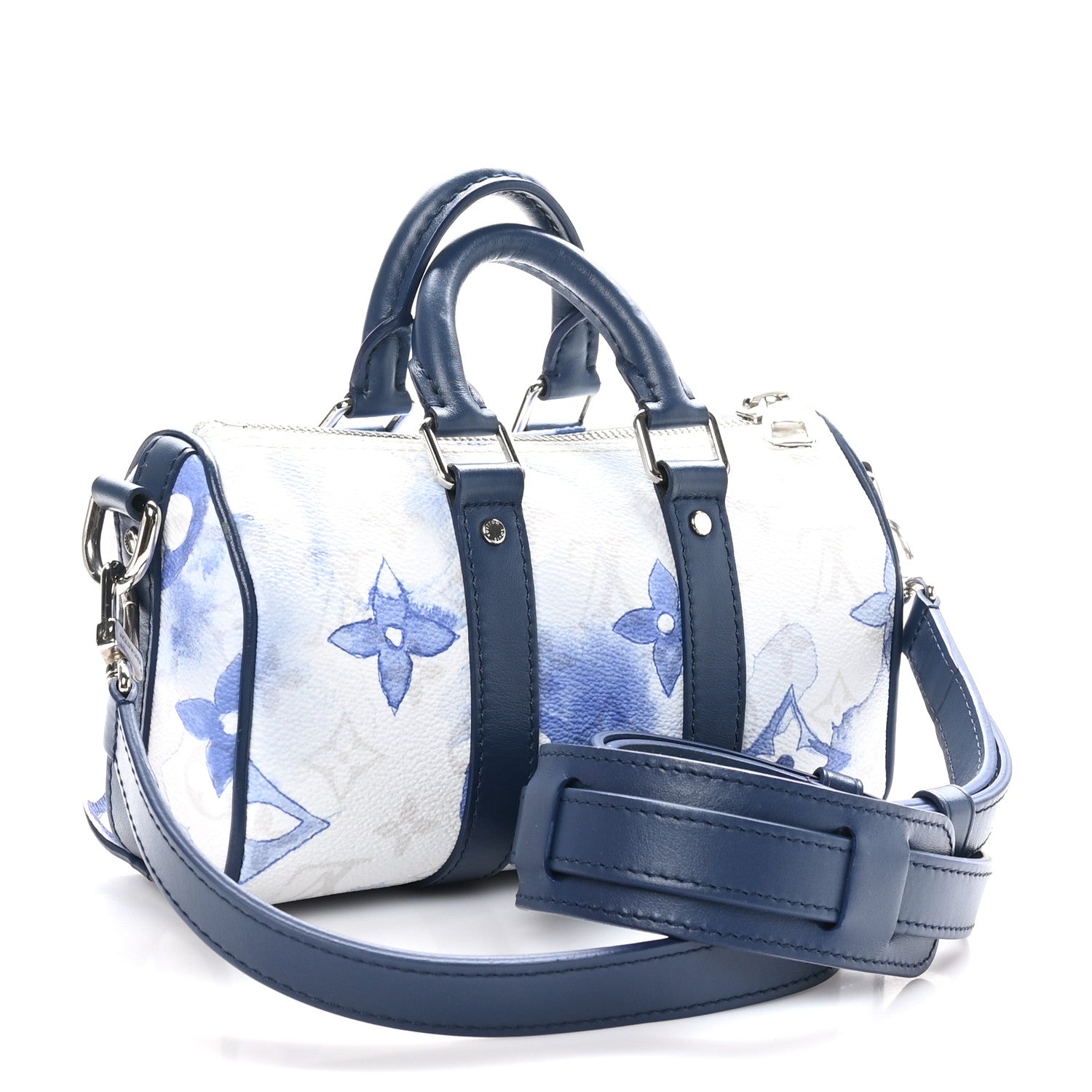 Louis Vuitton Monogram Watercolor Keepall XS Blue 3 of 9