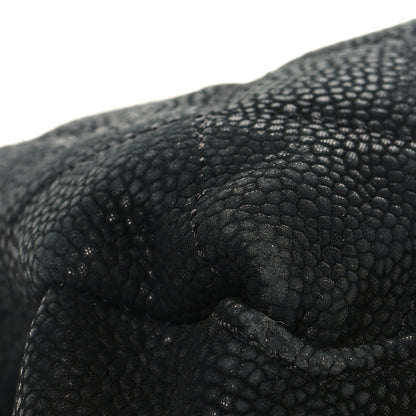 Chanel Iridescent Caviar Medium Lady Pearly Flap Black 11 of 13