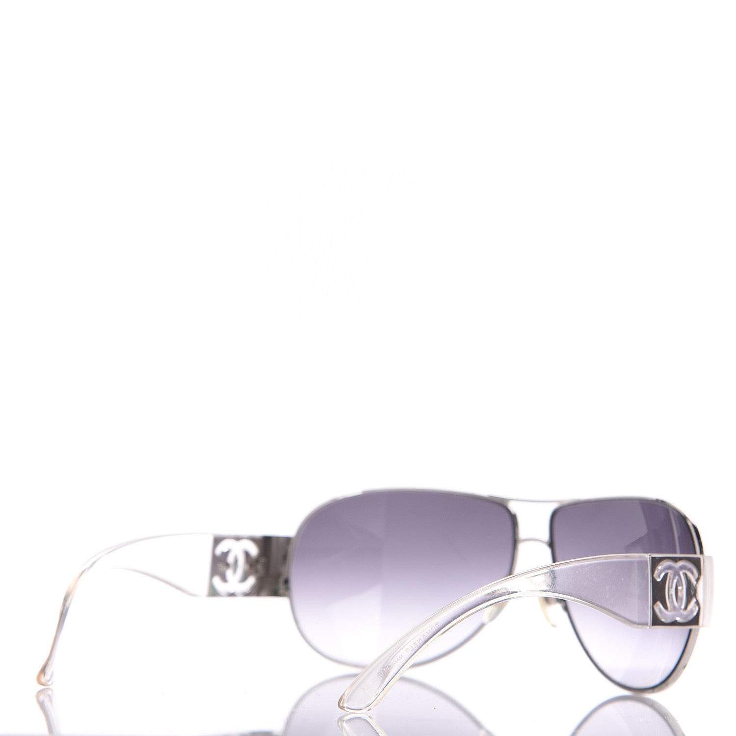 Chanel CC Logo Sunglasses 4128 Clear 3 of 5