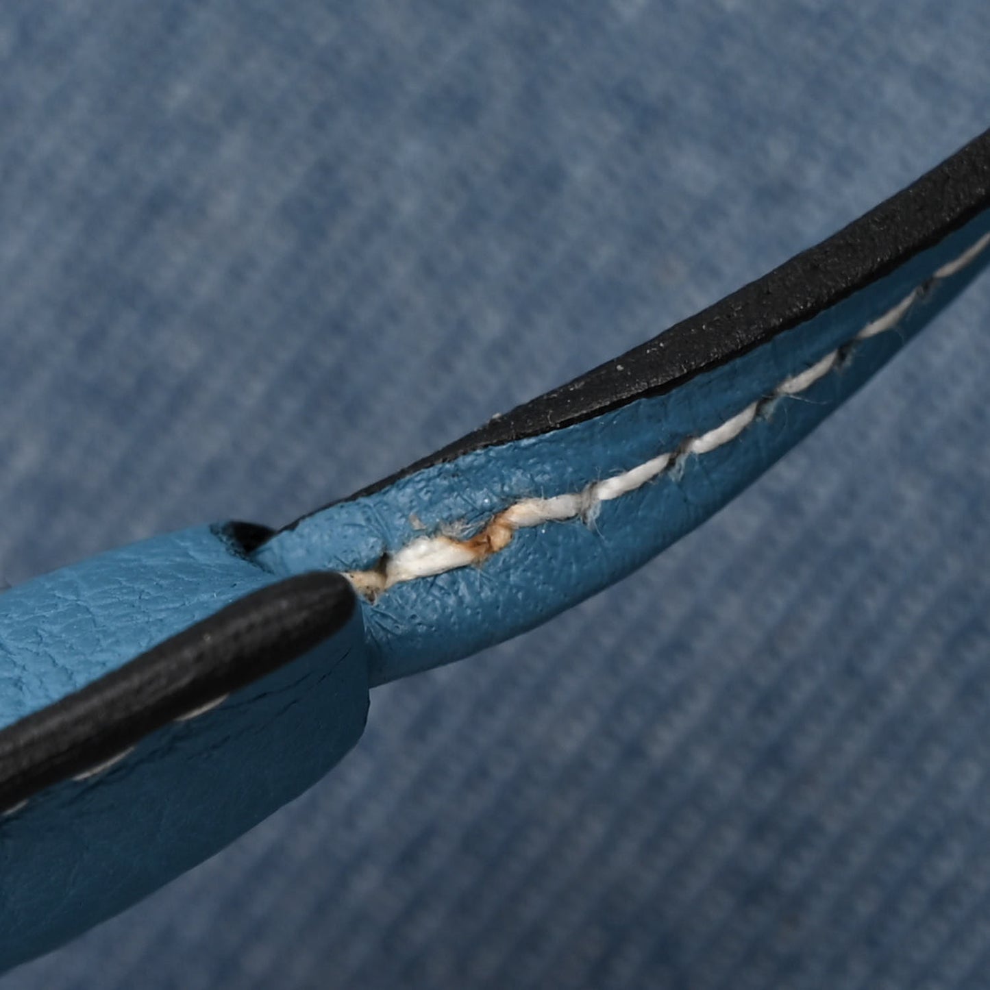 Denim Togo Birkin 35 Bleu Jean