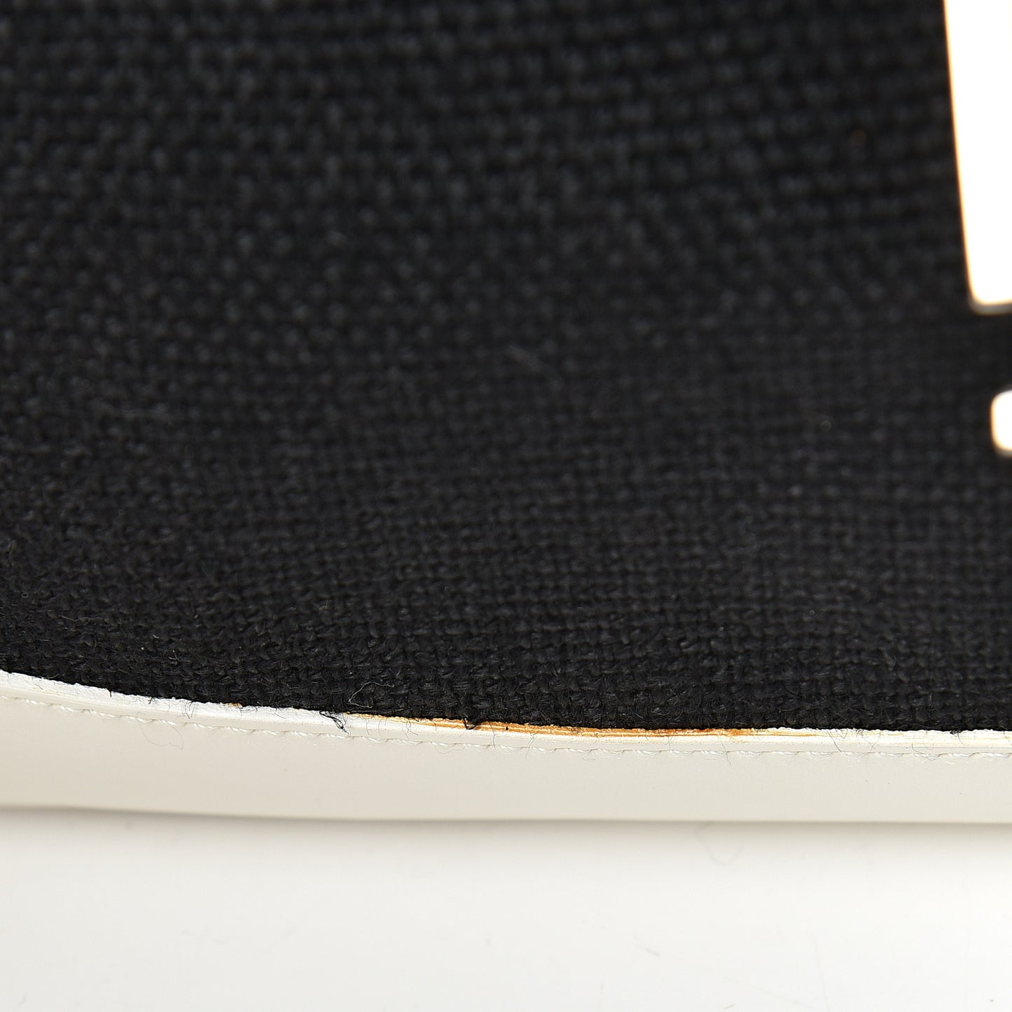 Canvas Calfskin Jackie O Hobo White Navy