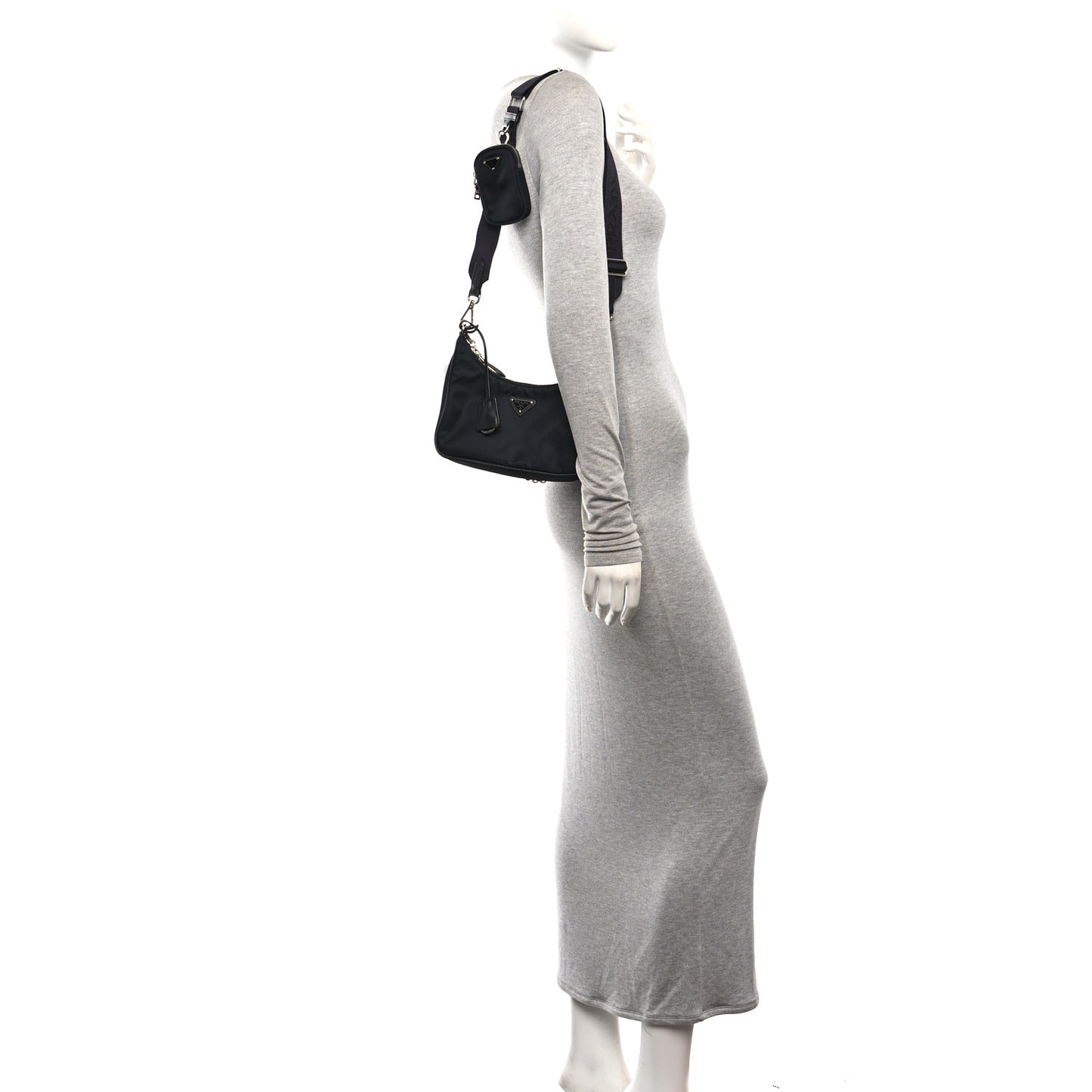 Nylon Re-Edition 2005 Shoulder Bag Black