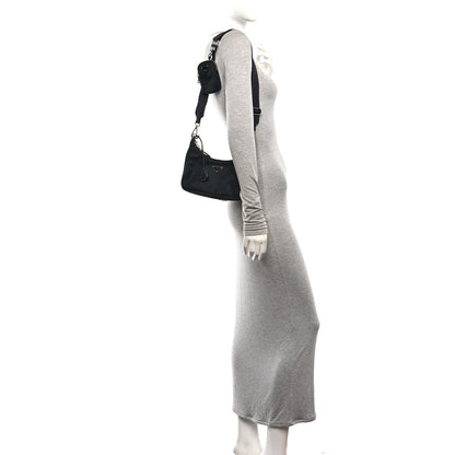Prada Nylon Re-Edition 2005 Shoulder Bag Black 2 of 10