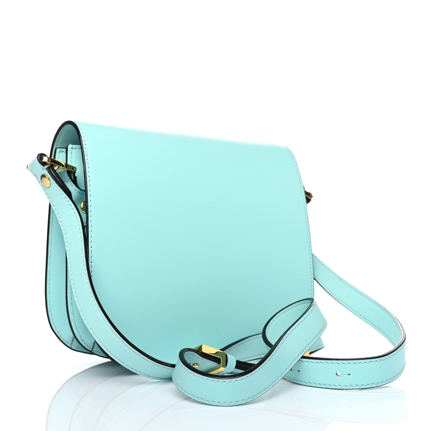 Calfskin Patricia Crossbody Bag Pool Blue