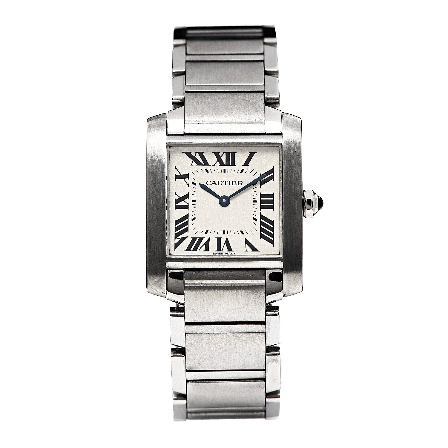 Cartier Stainless Steel 25mm Tank Francaise Quartz Watch 1 of 6