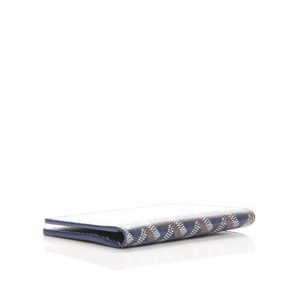Goyard Goyardine Saint Marc Folding Card Case Navy 4 of 6