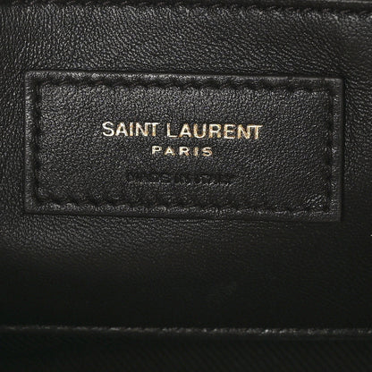 Saint Laurent Canvas Smooth Calfskin Le Monogramme Small Camera Bag Chestnut 6 of 10