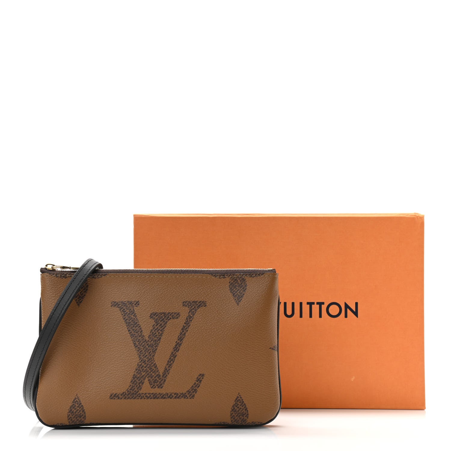 Louis Vuitton Reverse Monogram Giant Double Zip Pochette 11 of 11