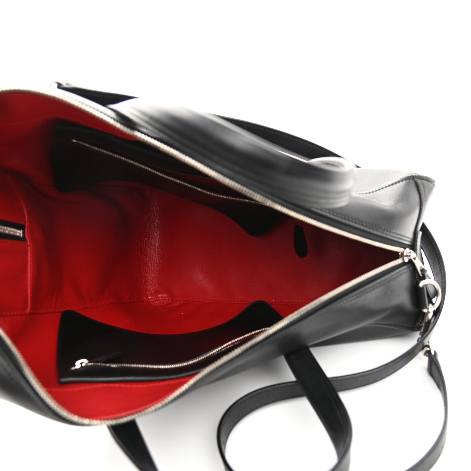 Balenciaga Calfskin M Triangle Duffle Black 5 of 13