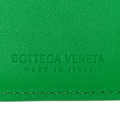 Bottega Veneta Calfskin Intrecciato Flap Card Case Parakeet 6 of 13