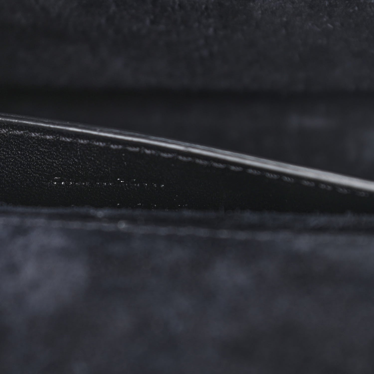 Saint Laurent Calfskin Crocodile Embossed Classic Monogram Cassandre Clutch Black 7 of 9