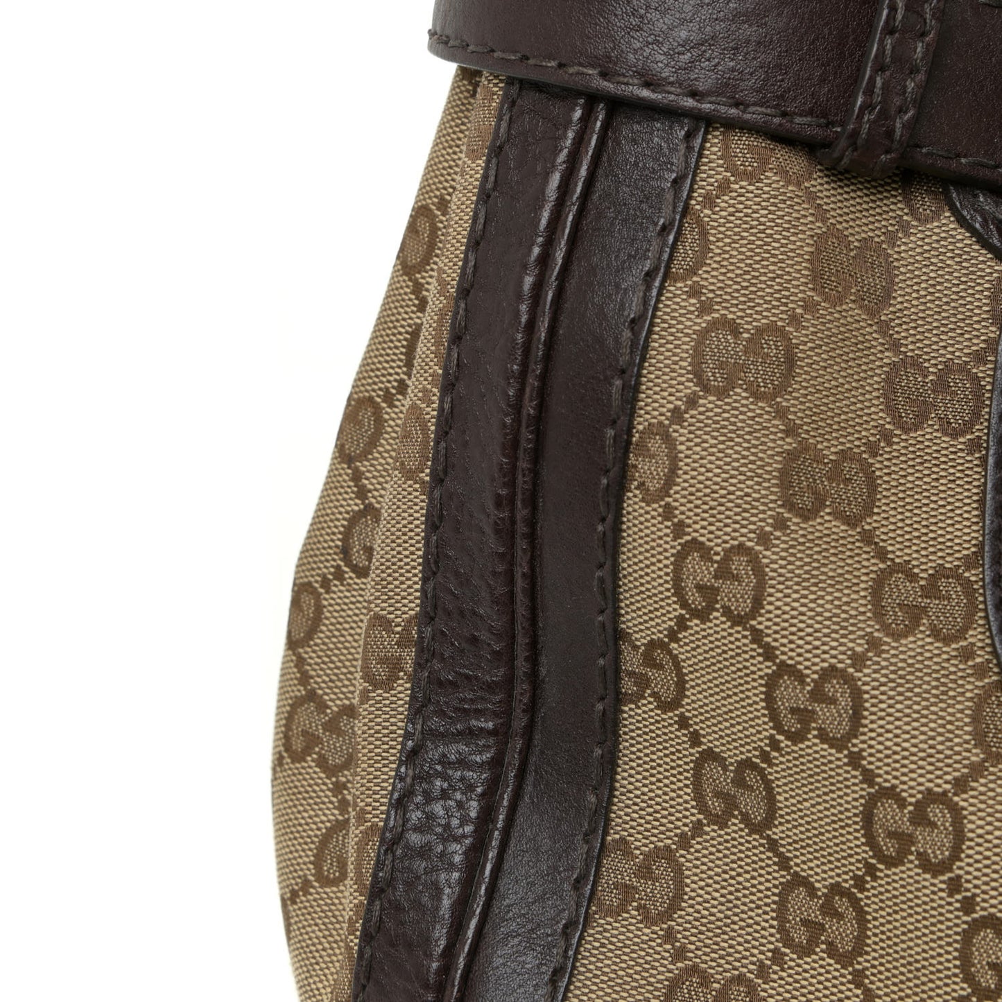 Monogram Medium GG Running Tote Dark Brown