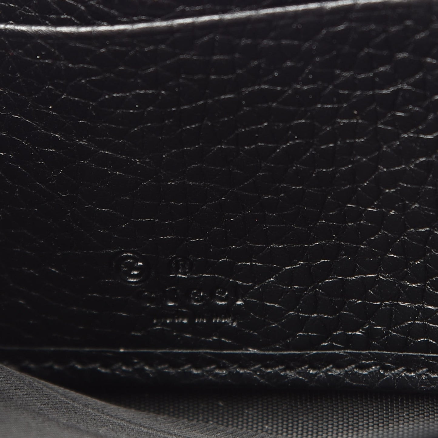 Pebbled Calfskin Soho Zip Around Wallet Black