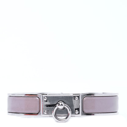 Hermes Enamel Clic Anneau Bracelet PM Marron Glace 1 of 6