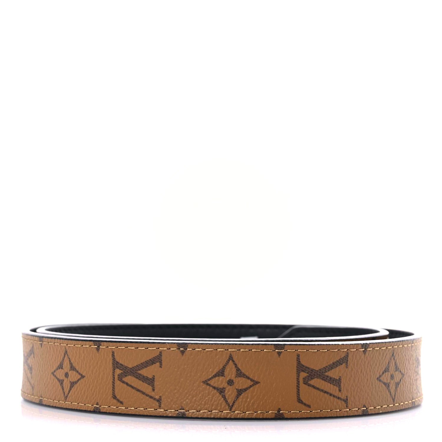 Louis Vuitton Reverse Monogram Bandouliere Shoulder Strap XL Black 2 of 3