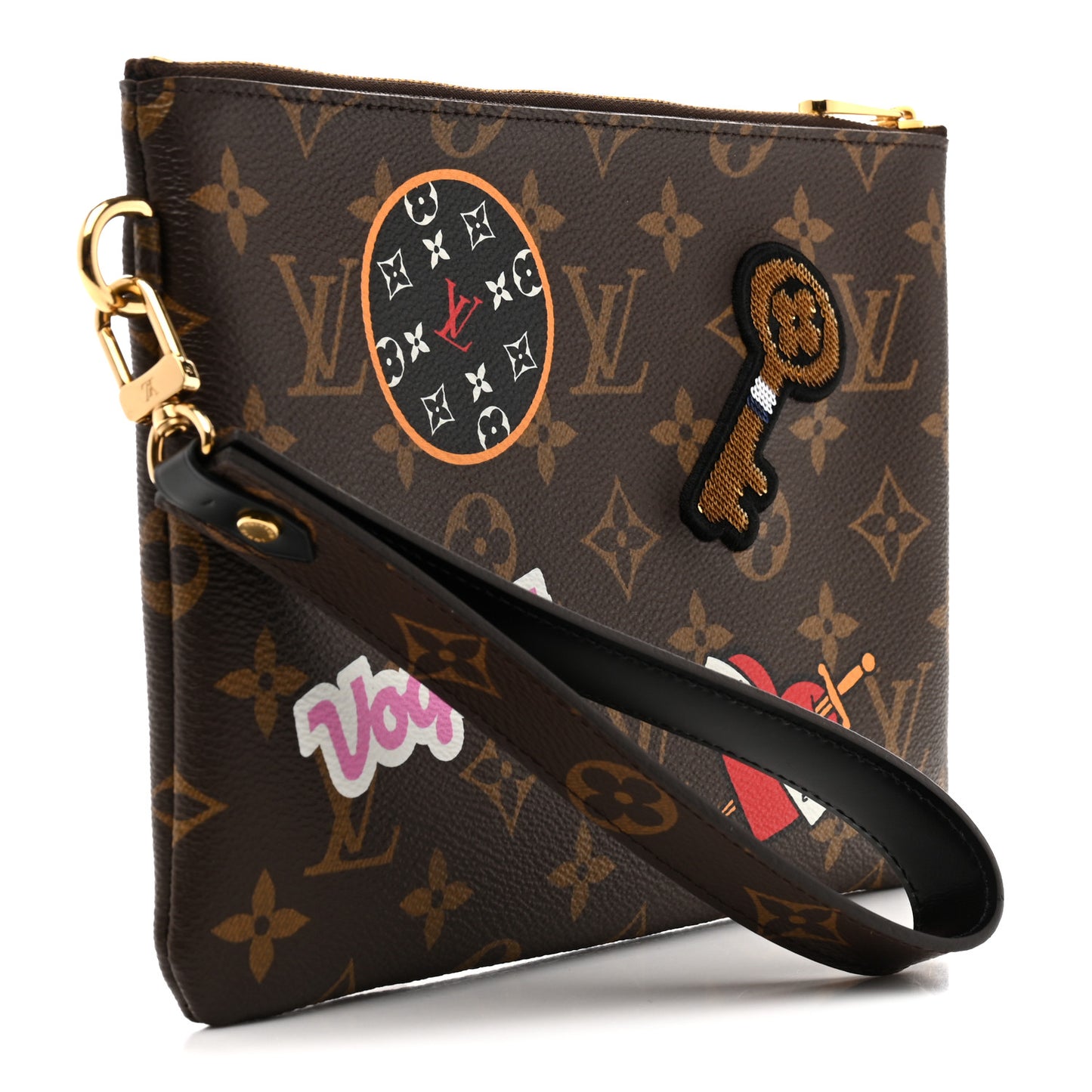 Monogram Travel Stickers City Pouch