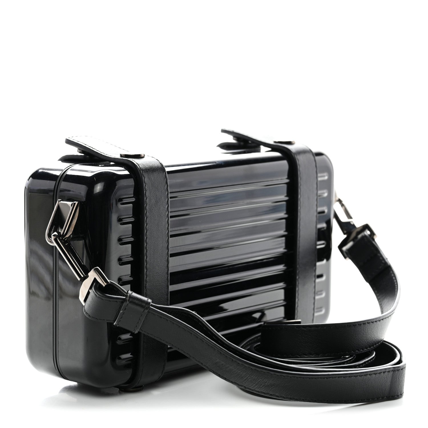 Christian Dior X RIMOWA Aluminum Personal Clutch On Strap Black 3 of 11