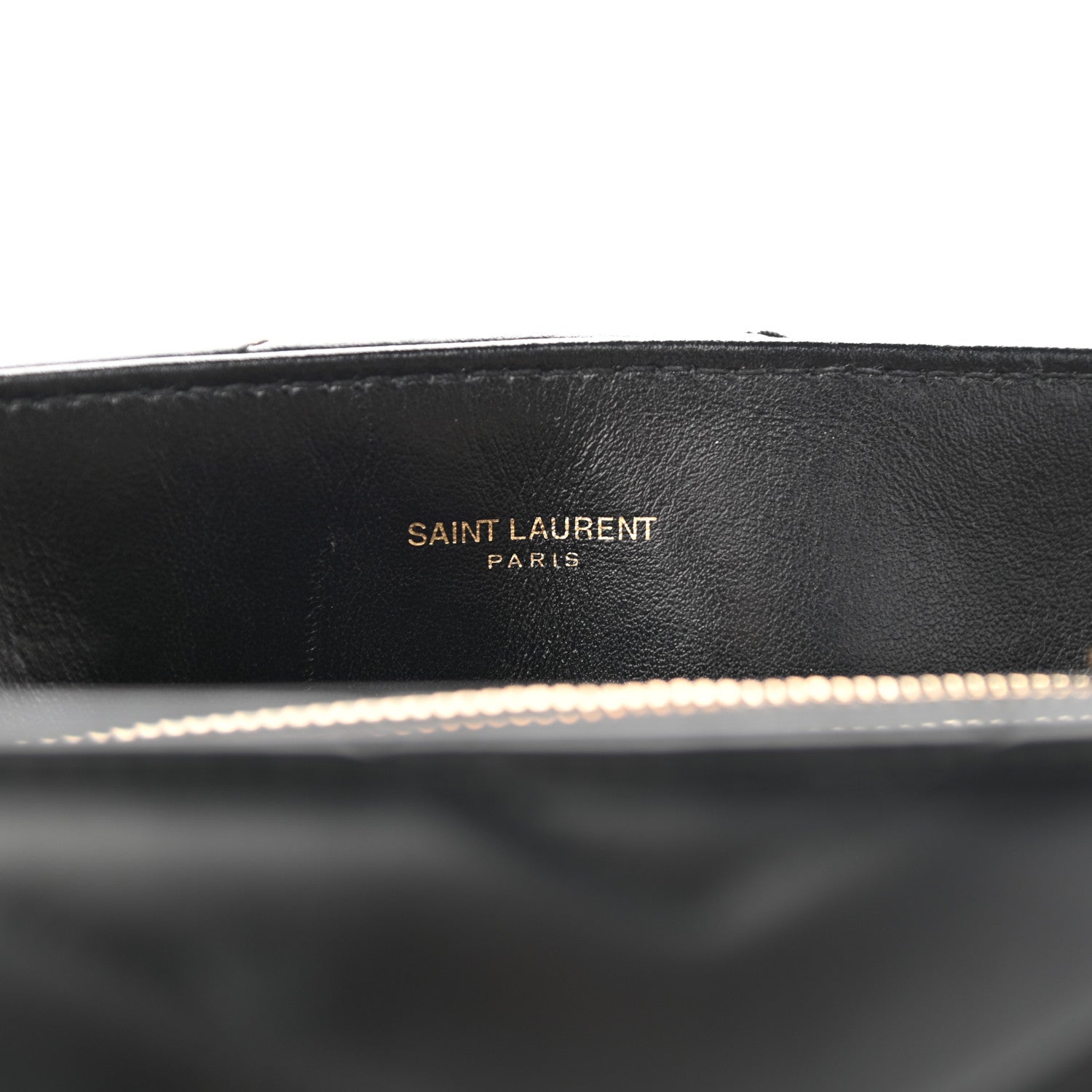 Saint Laurent Calfskin Y Quilted Monogram Medium Loulou Chain Satchel Black 7 of 15