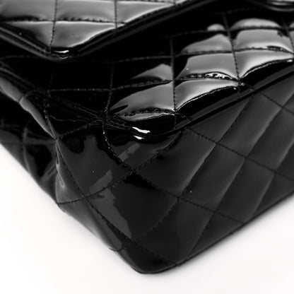 Chanel Patent Quilted Medium Double Flap Black 8 of 9