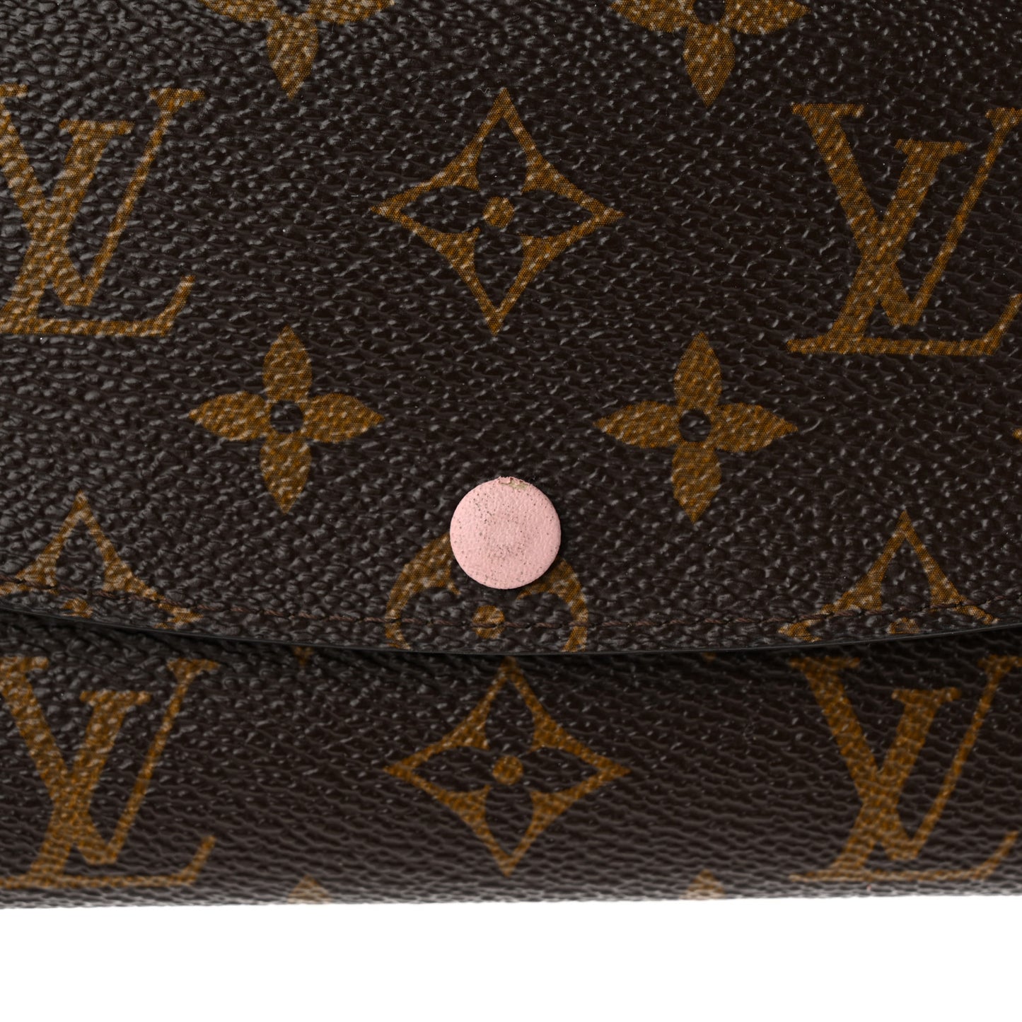 Monogram Emilie Wallet Rose Ballerine