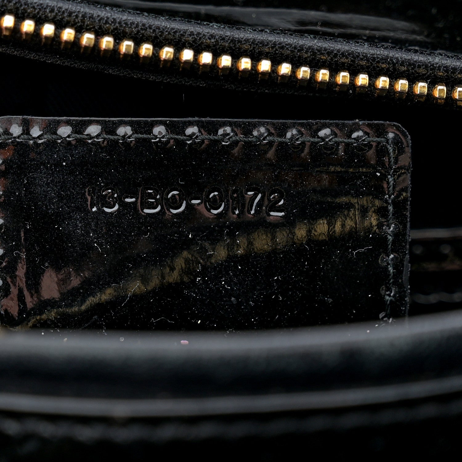 Christian Dior Patent Cannage Large Lady Dior Black 7 of 13