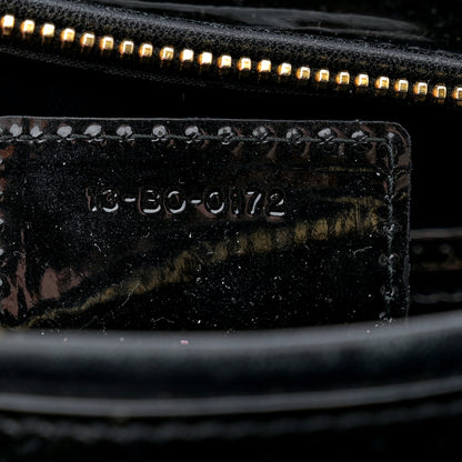 Christian Dior Patent Cannage Large Lady Dior Black 7 of 13