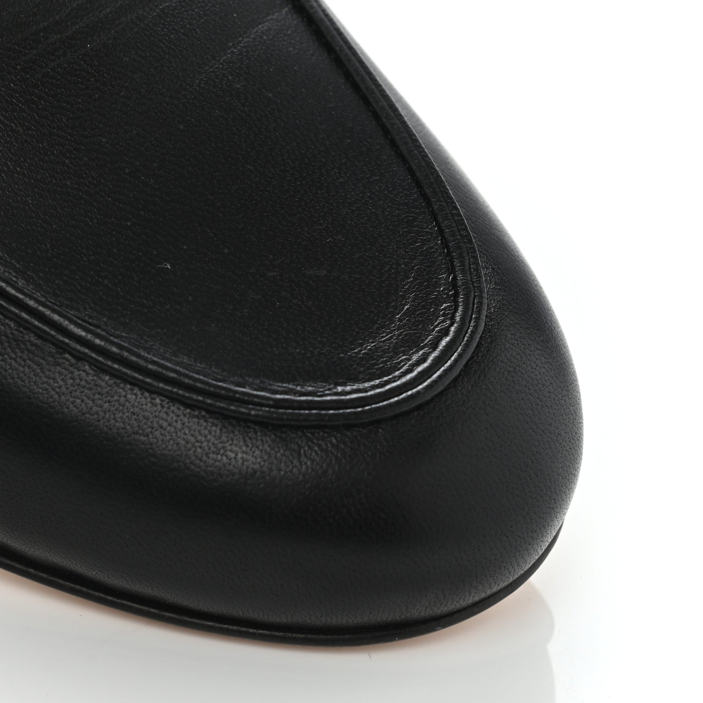 Lambskin CC Chain Mocassin Loafers 36.5 Black