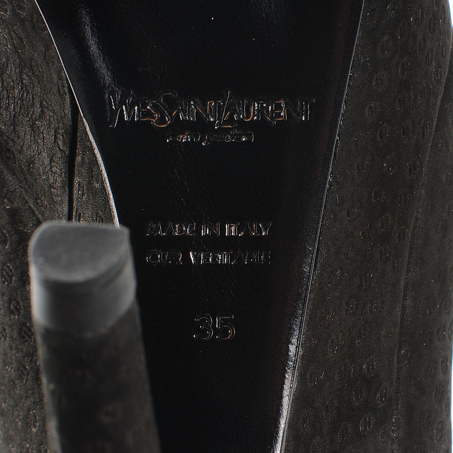 Carpincho Imperiale 95 Pumps 35 Nero