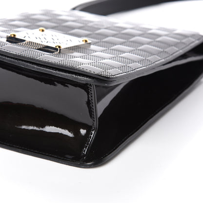 Louis Vuitton Damier Vernis Club Bag Black 9 of 10