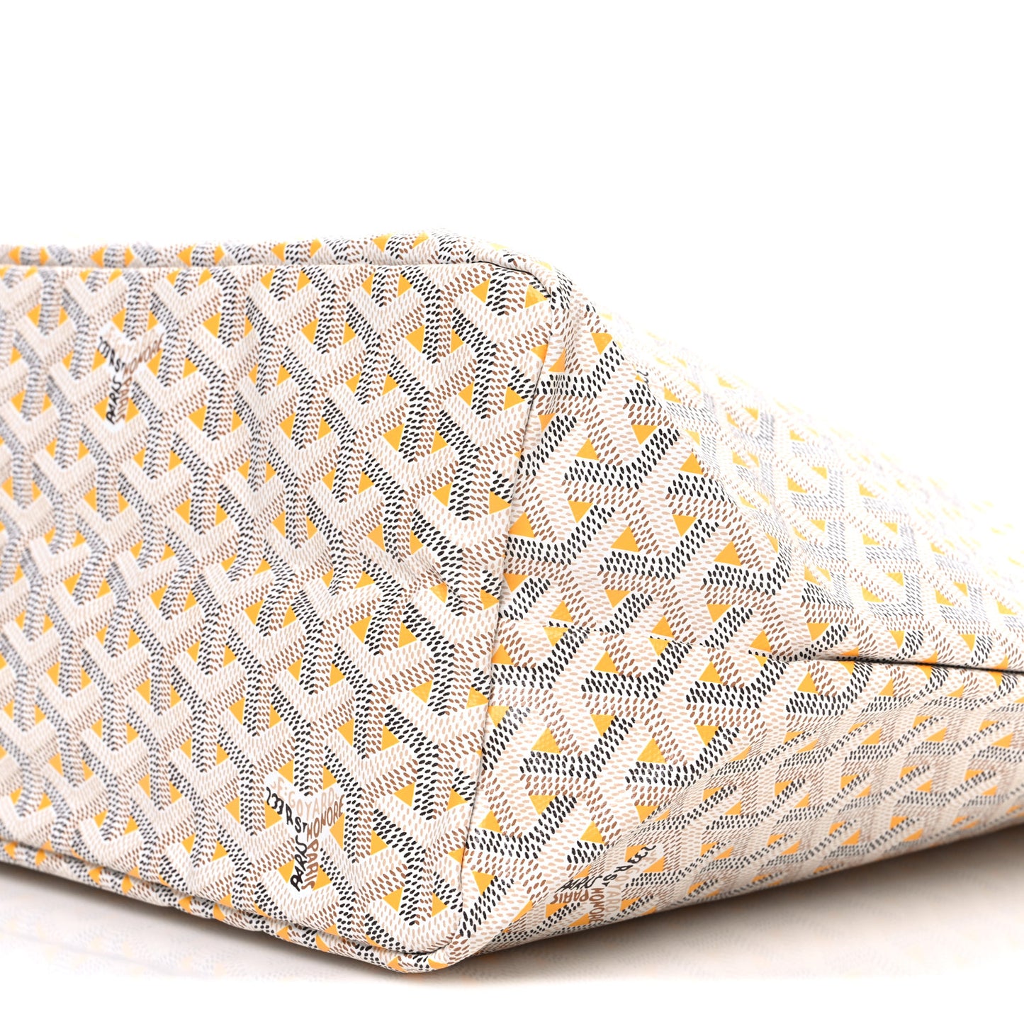 Goyardine Saint Louis Claire Voie PM White Yellow
