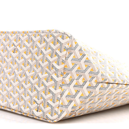 Goyard Goyardine Saint Louis Claire Voie PM White Yellow 11 of 11
