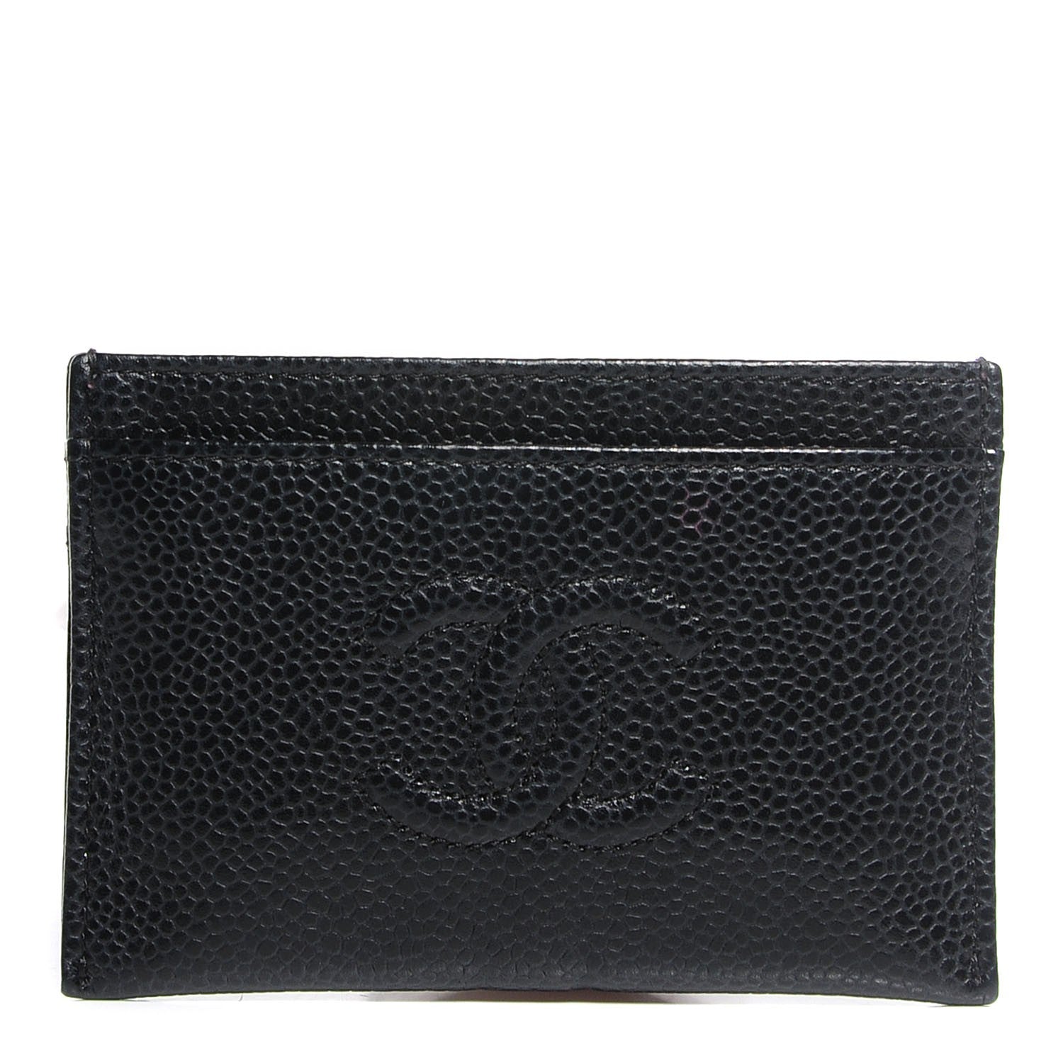 Chanel Caviar Timeless CC Card Holder Black 1 of 8