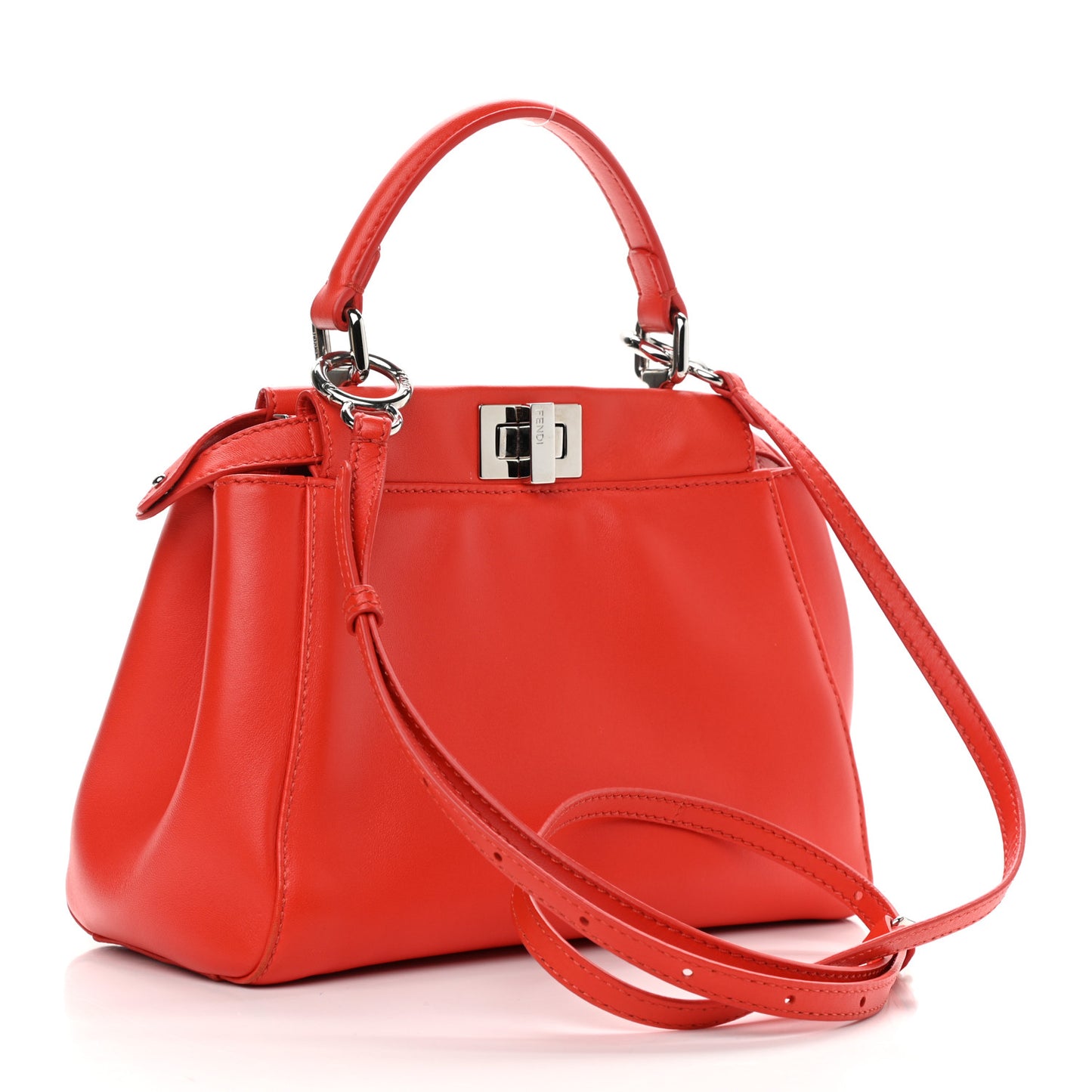 Nappa Mini Peekaboo Iconic Satchel Papavero