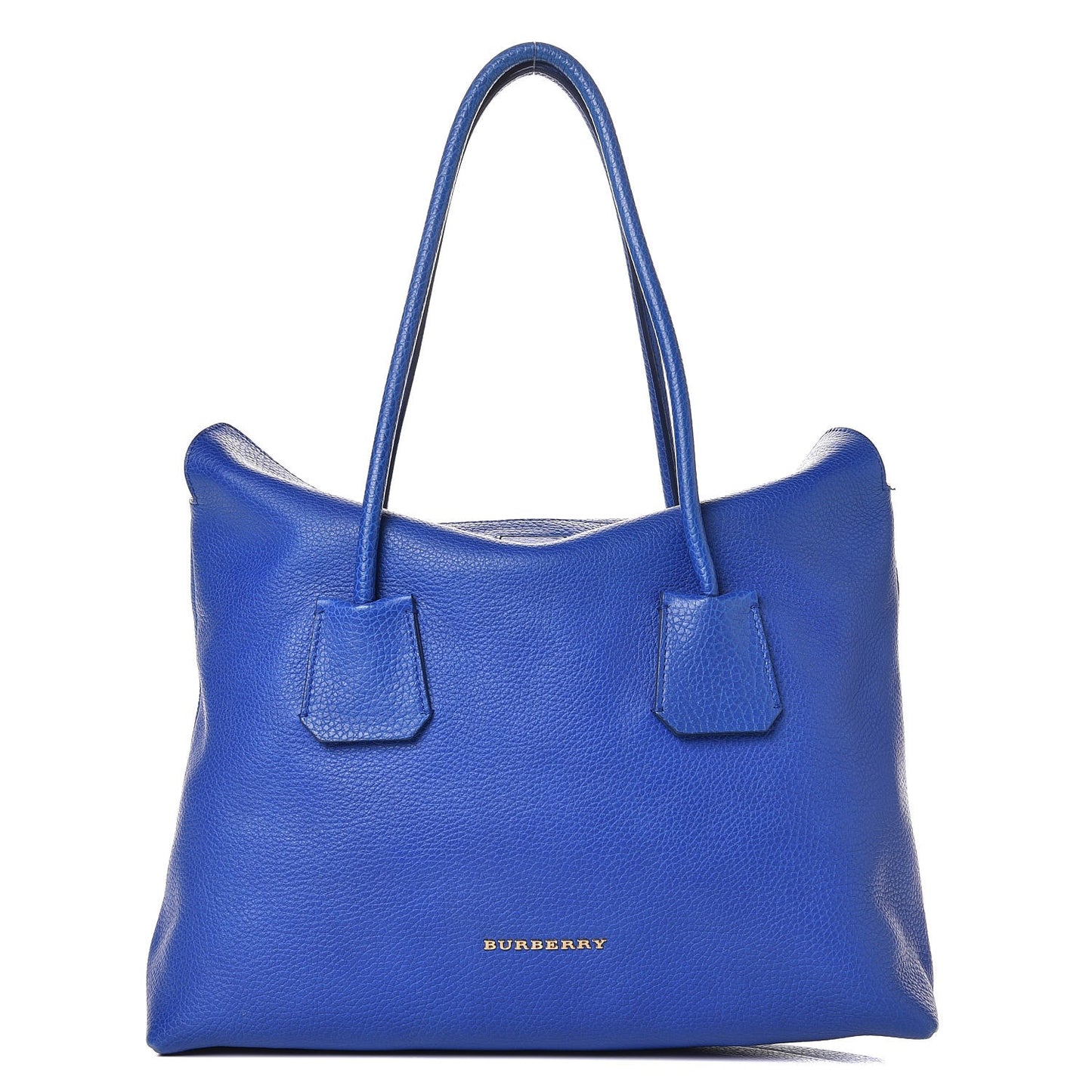 Grainy Calfskin Medium Baynard Tote Brilliant Blue