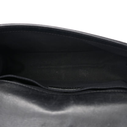 Chanel Calfskin Double Stitch Medium Boy Flap Black 5 of 16