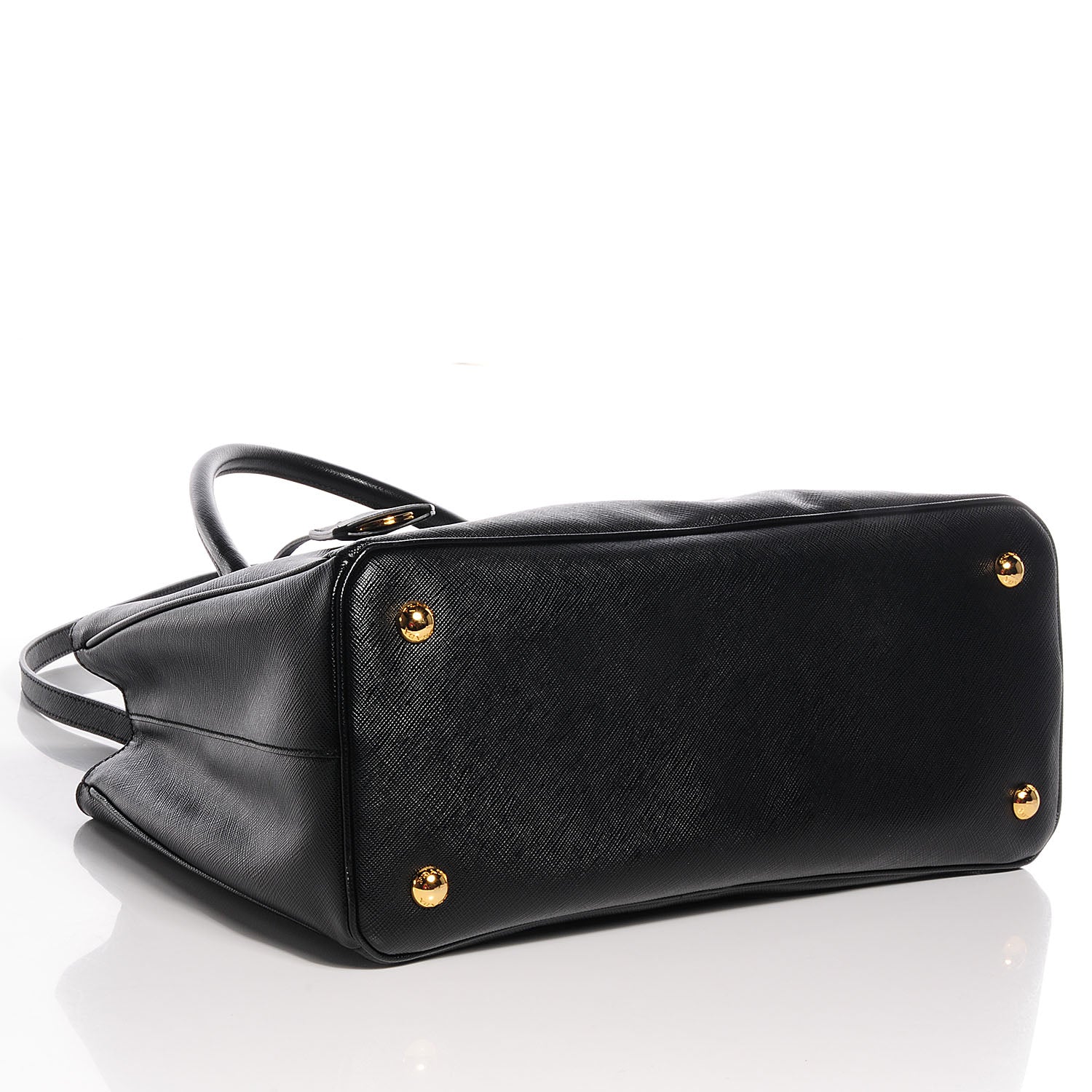 Prada Saffiano Lux Medium Tote Nero Black 4 of 10
