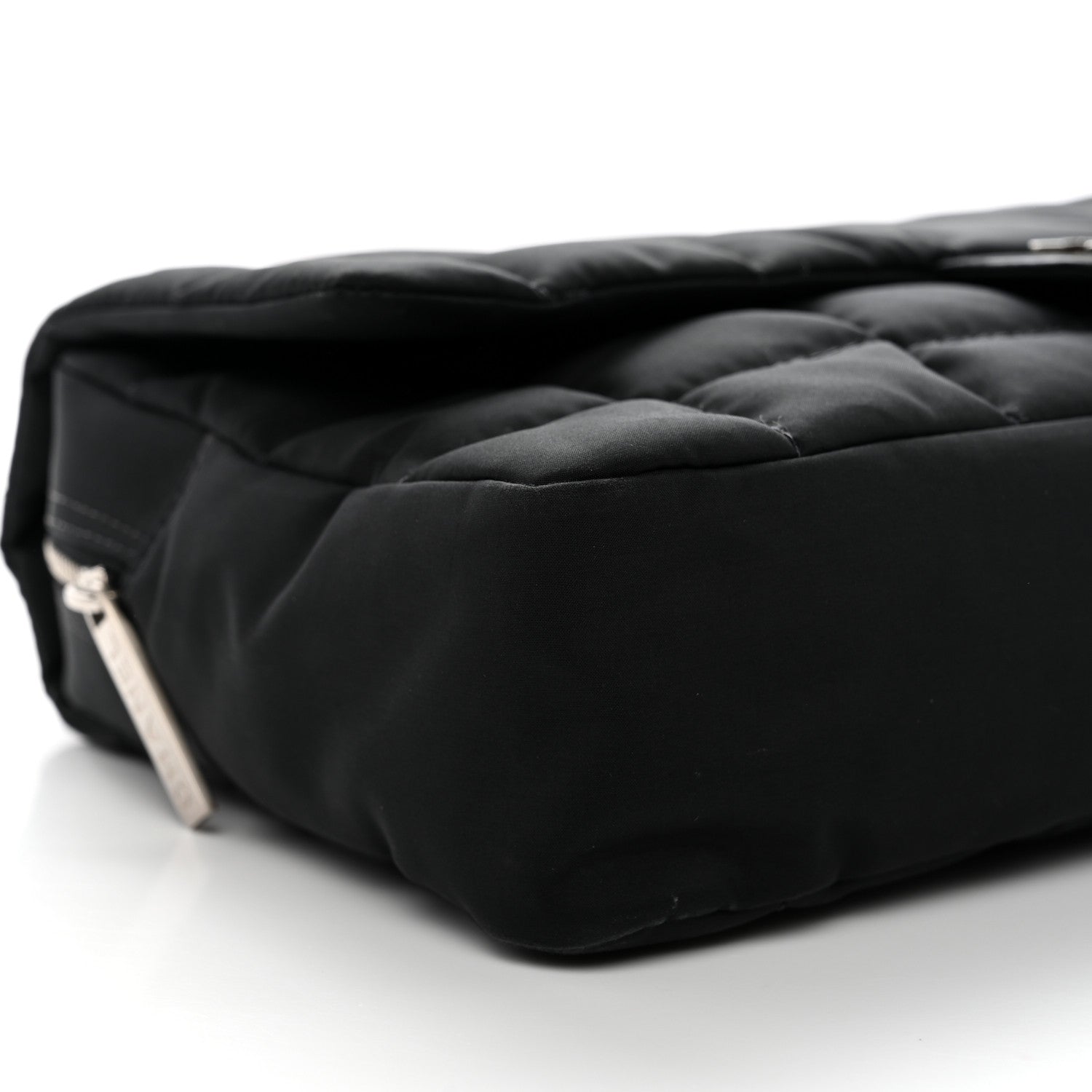 Chanel Nylon Square Quilted Flap Black 9 of 10