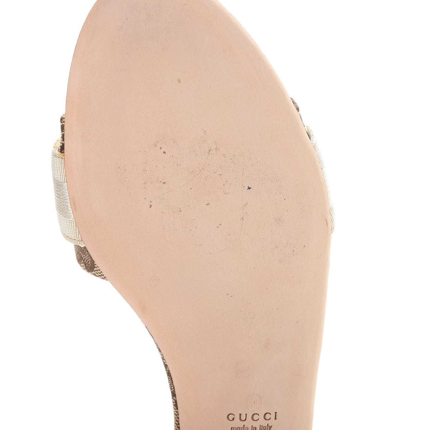 Monogram Web GG Slide Sandals 37 Off White