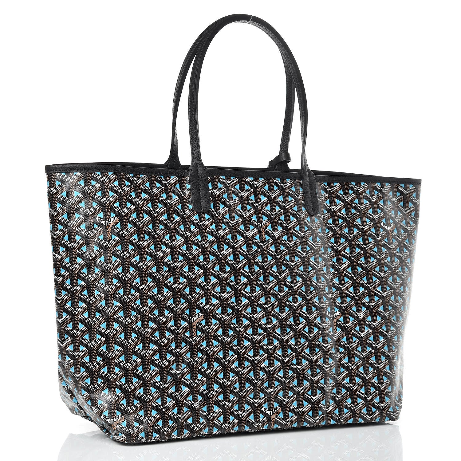 Goyard Goyardine Saint Louis Claire Voie PM Black Blue 4 of 12