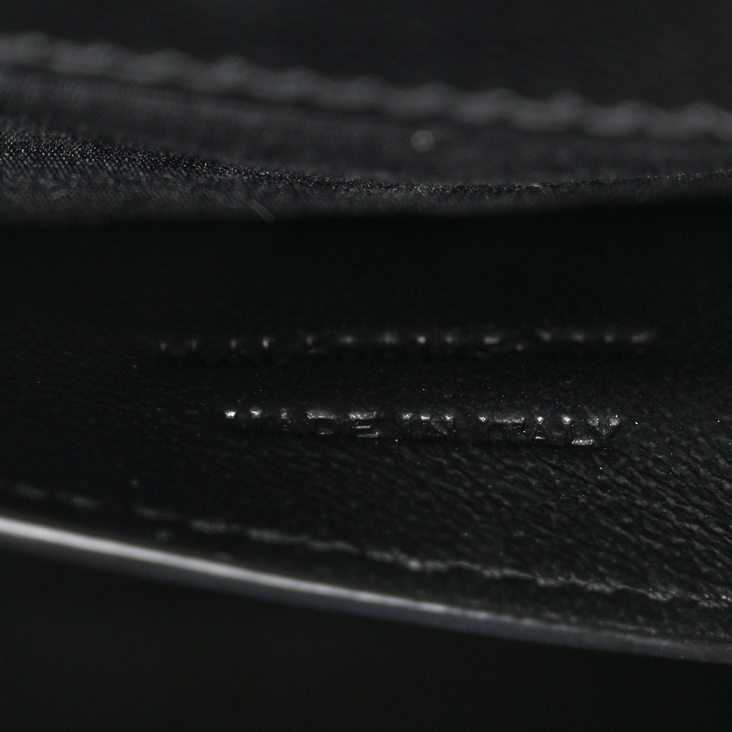 Grain De Poudre Textured Mixed Matelasse Triquilt Medium Monogram Monochrome Satchel Black