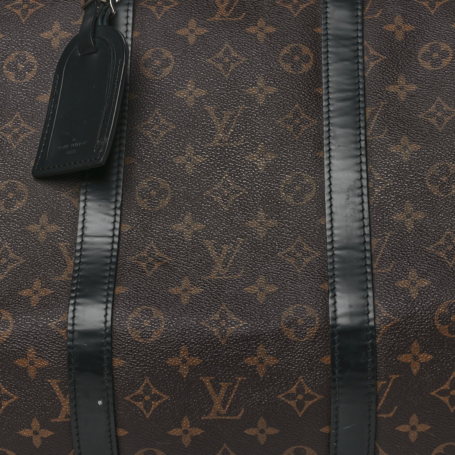 Louis Vuitton LOUIS VUITTON Monogram Macassar Keepall Bandouliere 55 6 of 10