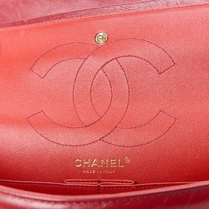 Chanel Aged Calfskin Chevron Quilted 2.55 Reissue 226 Flap Red 6 of 12