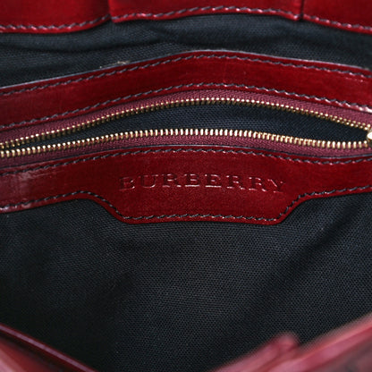Burberry Suede Calfskin Medium Whipstitch Tote 5 of 11