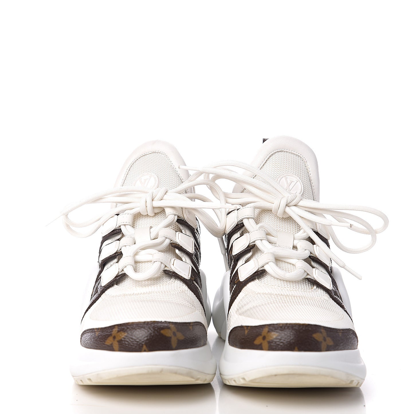 Patent Monogram LV Archlight Sneakers 38 White