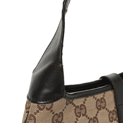 Gucci Monogram Web Small Jackie O Hobo Dark Brown 11 of 11
