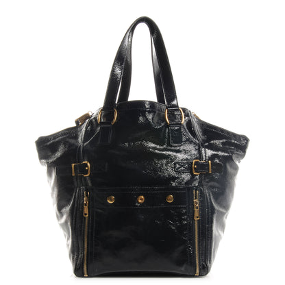 Saint Laurent Patent Medium Downtown Navy 1 of 8