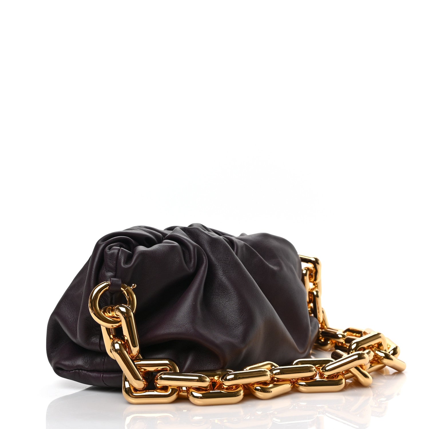 Bottega Veneta Calfskin The Pouch Chain Grape 3 of 8