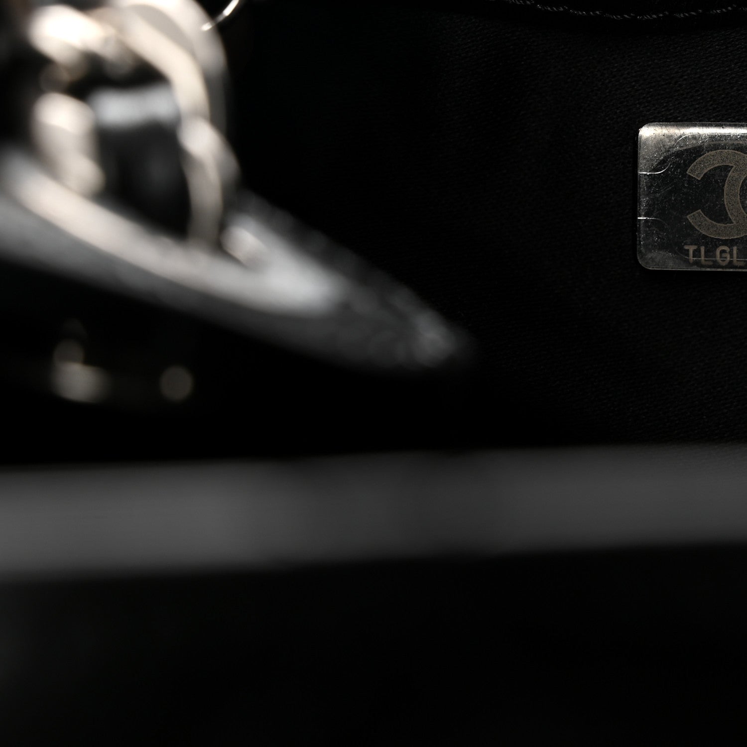 Chanel Shiny Crumpled Calfskin Quilted Medium Chanel 25 Handbag Black 8 of 11